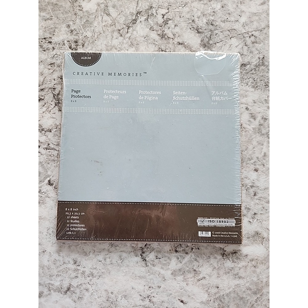 New‎ Creative Memories 8x8 Page Protectors